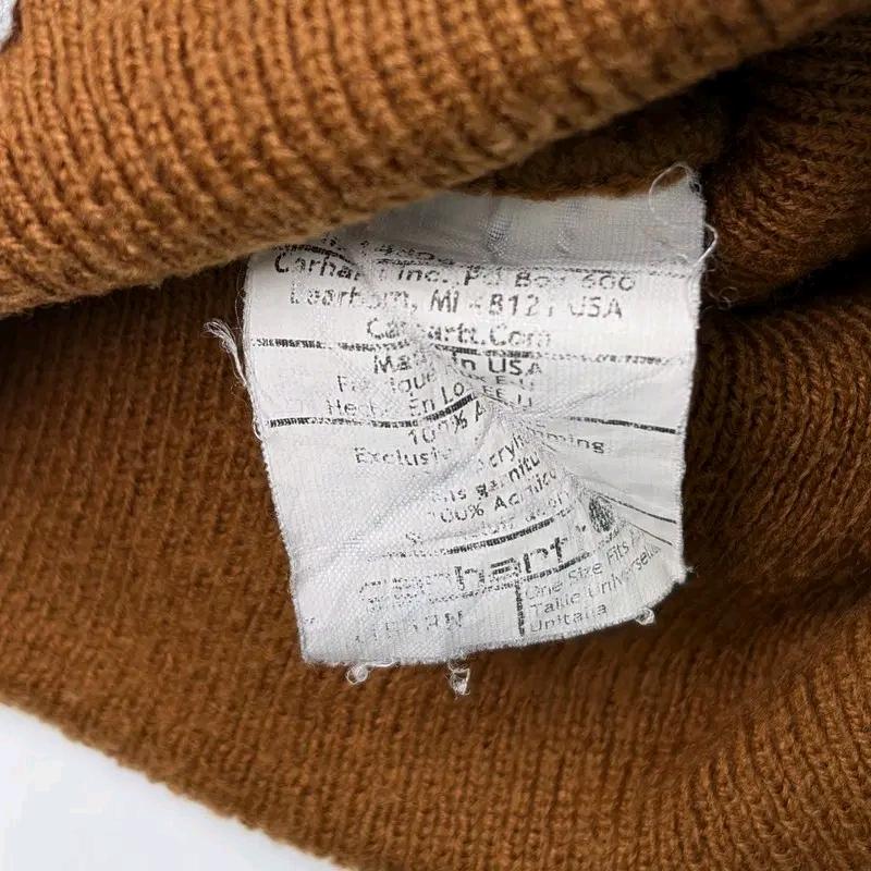 CARHARTT 비니 브라운 4