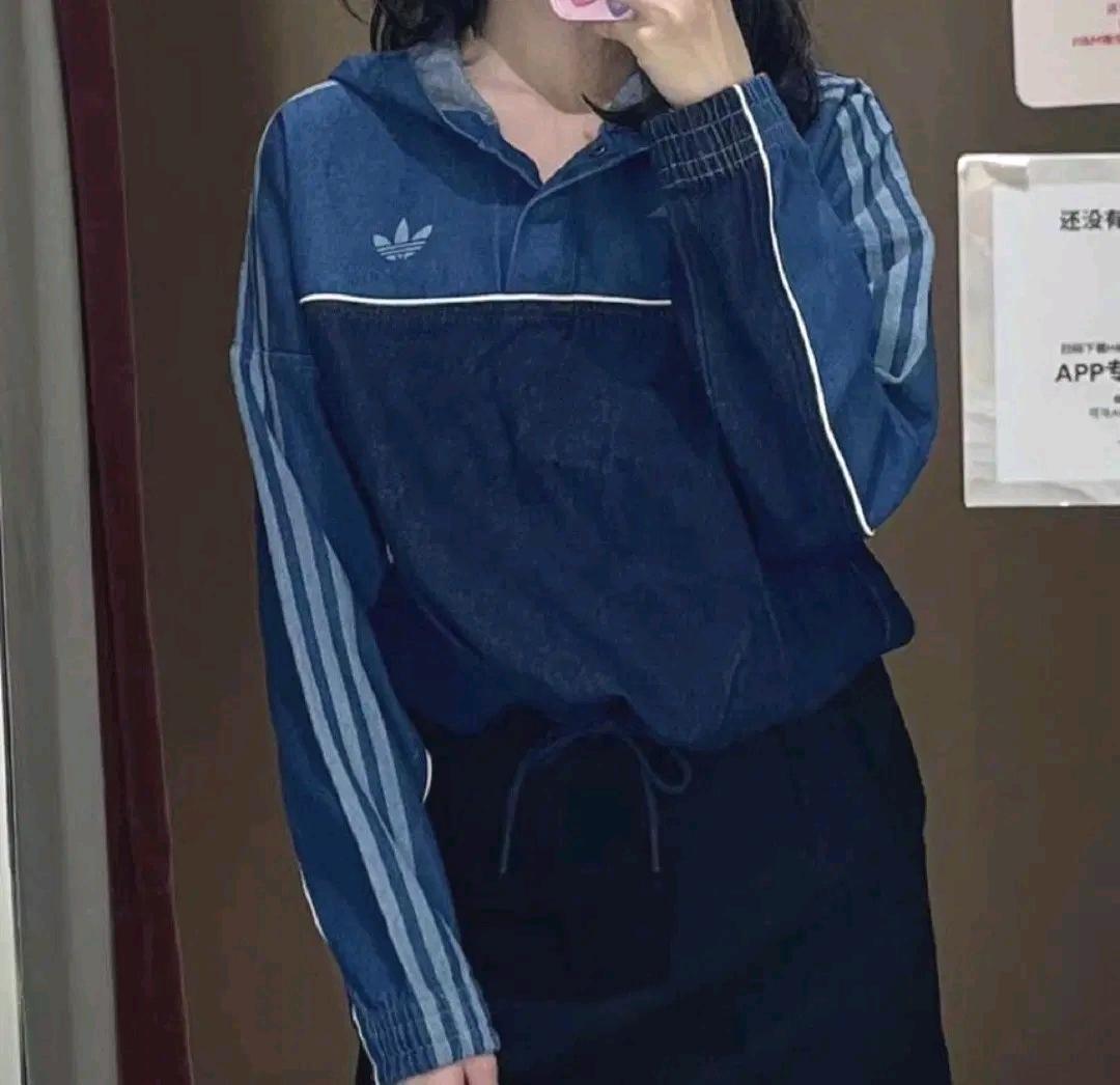 아디다스 데님 후드 S 2