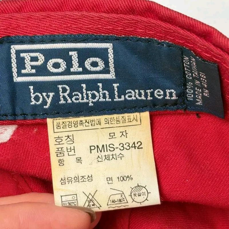 POLO BY RALPH LAUREN 빅포니 볼캡 레드 6
