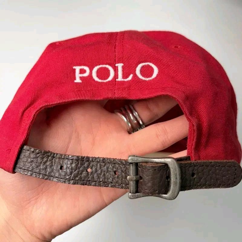 POLO BY RALPH LAUREN 빅포니 볼캡 레드 5
