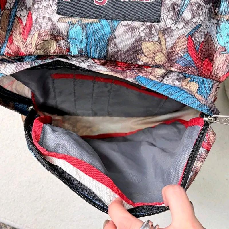 JANSPORT 플라워패턴 백팩 9