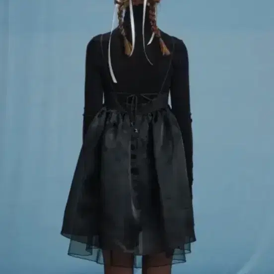 더바넷 Black Chloe Backless Mini Dress 6