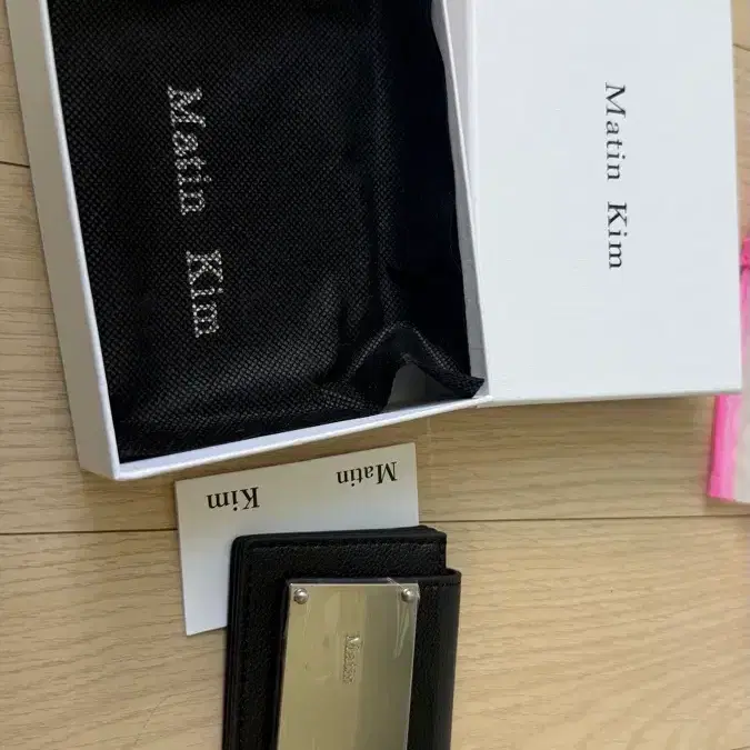 마뗑킴 아코디언 지갑 풀박스 새상품 7