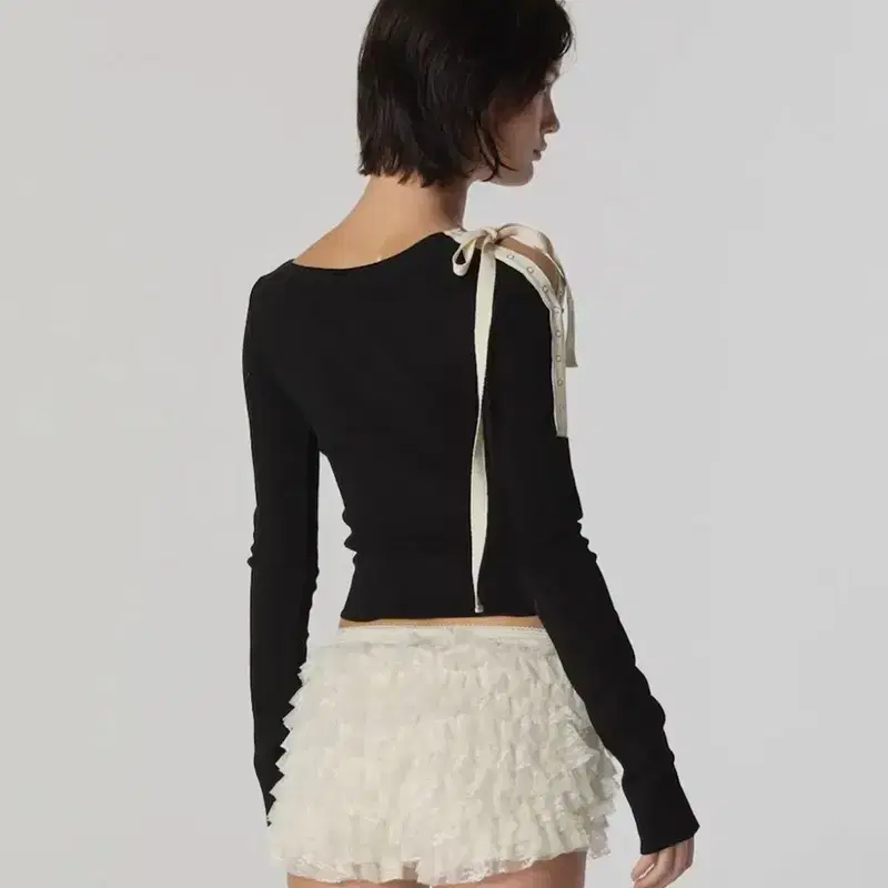 글로니 LOUISA LONG SLEEVE 루이사 롱슬리브 블랙m 2