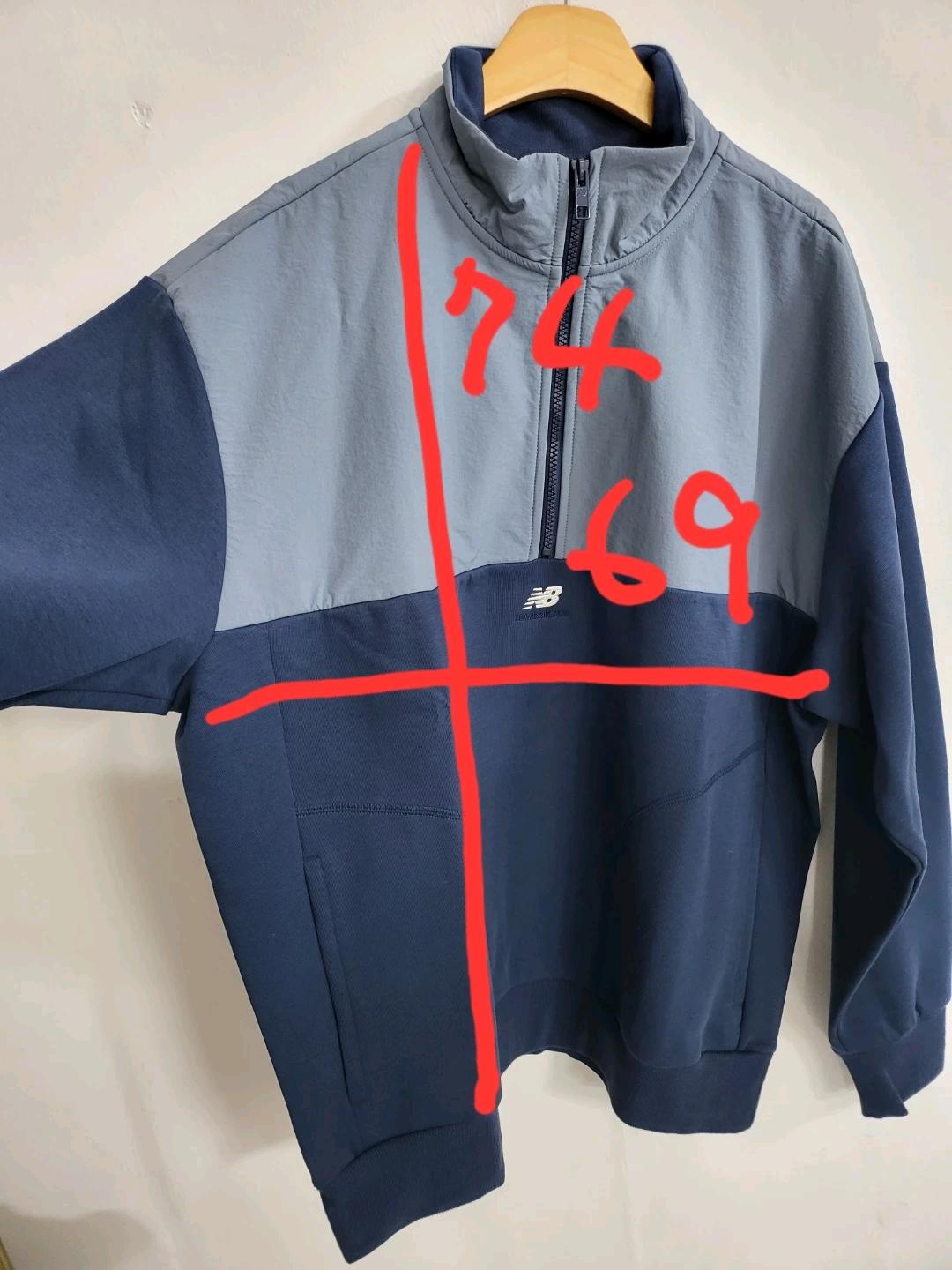 새제품]뉴발란스 반집업 네이비 XXL 3