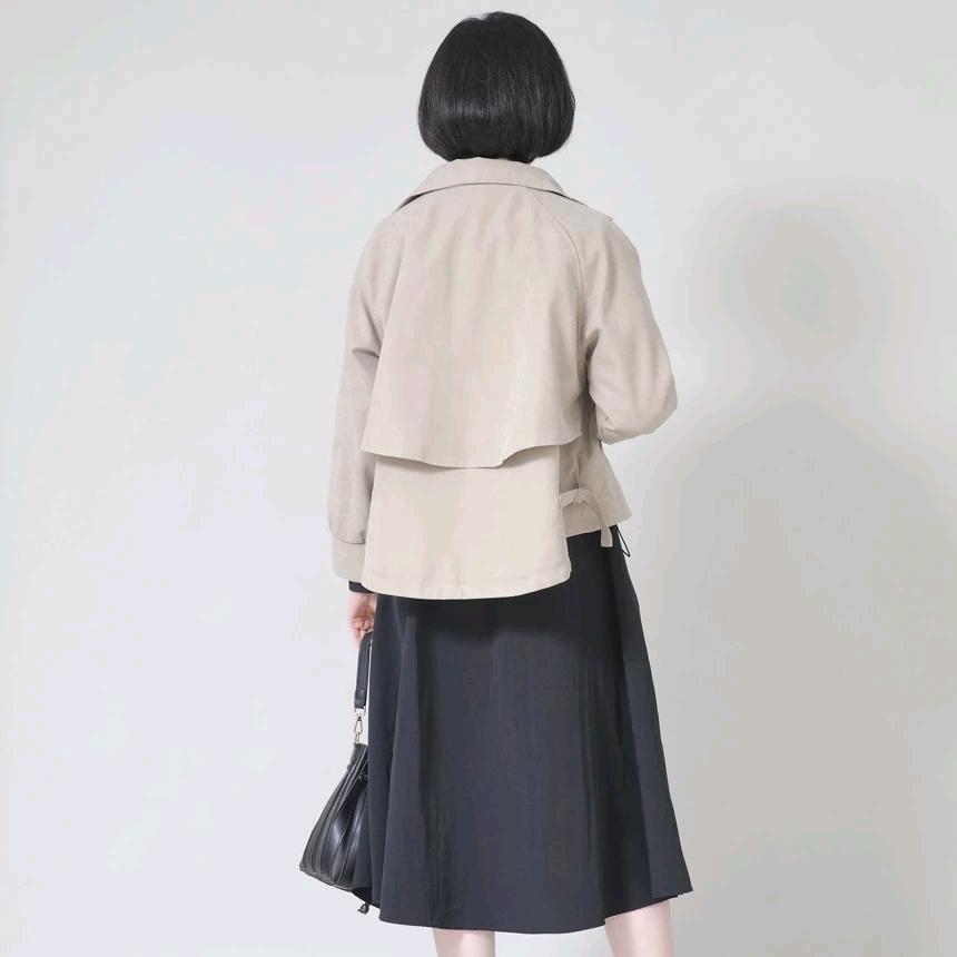 더블버튼 트렌치 코트 4