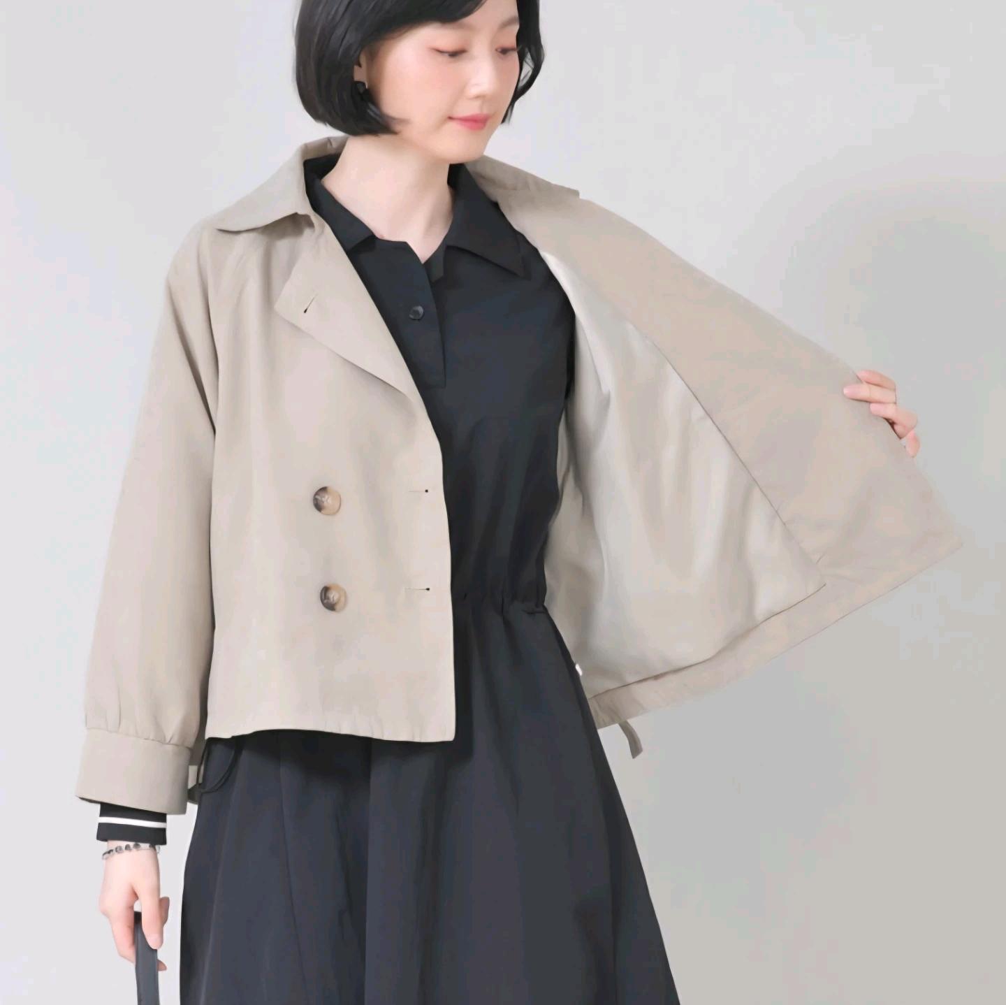 더블버튼 트렌치 코트 6