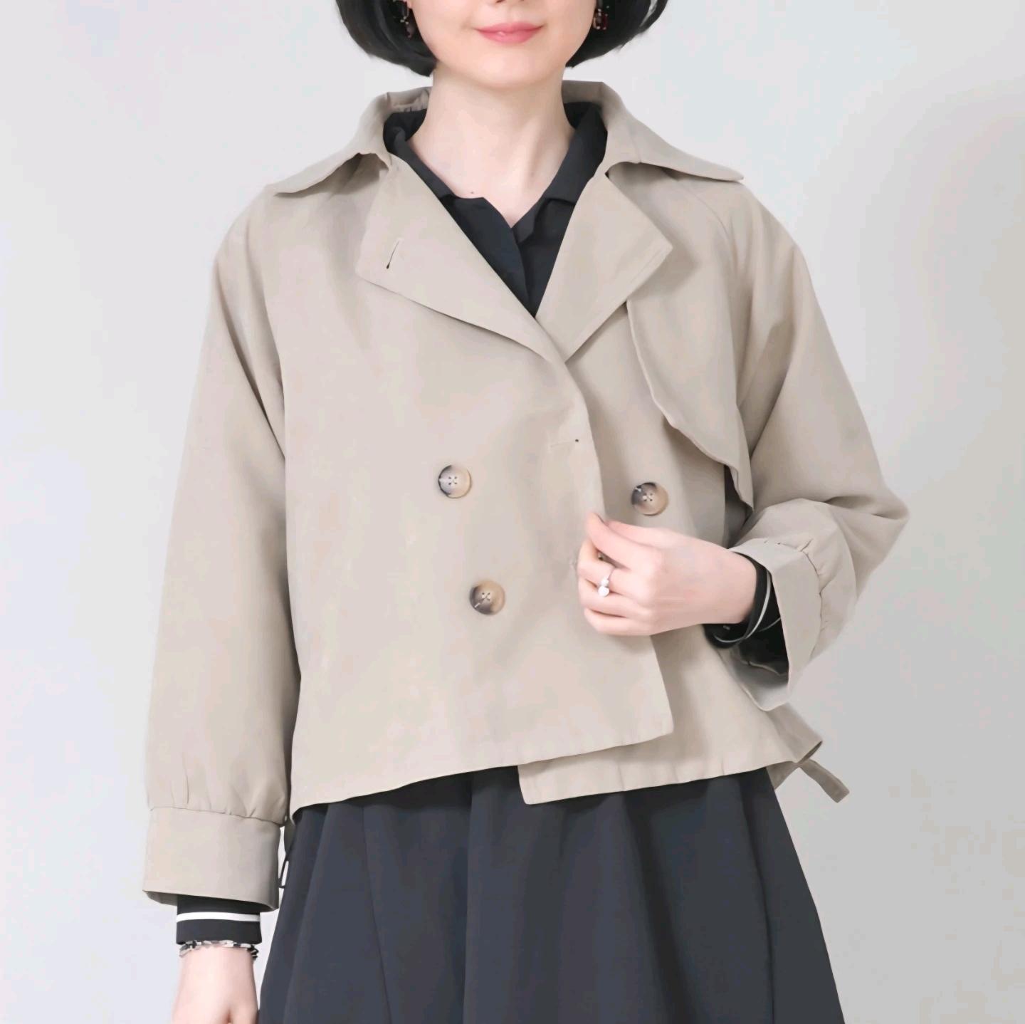 더블버튼 트렌치 코트 3
