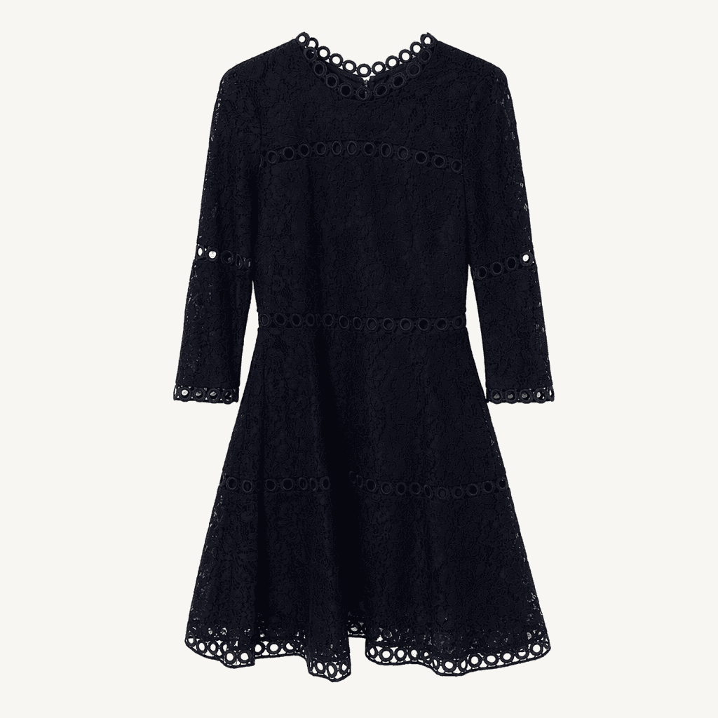 ENVY COLLECTION 네이비 레이스 미니원피스