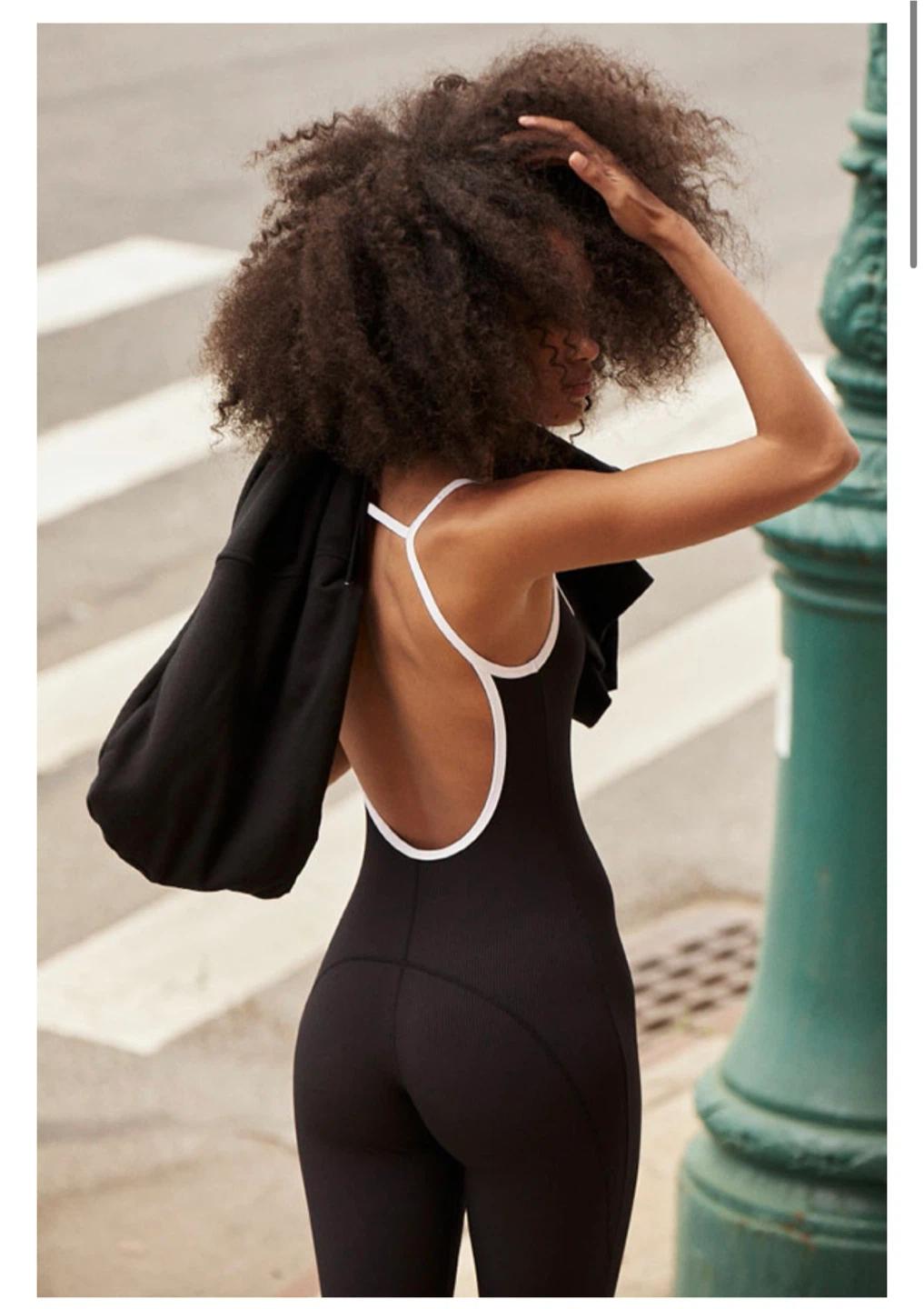나일로라 DRAY JUMPSUIT BLACK & WHITE COMBO 2