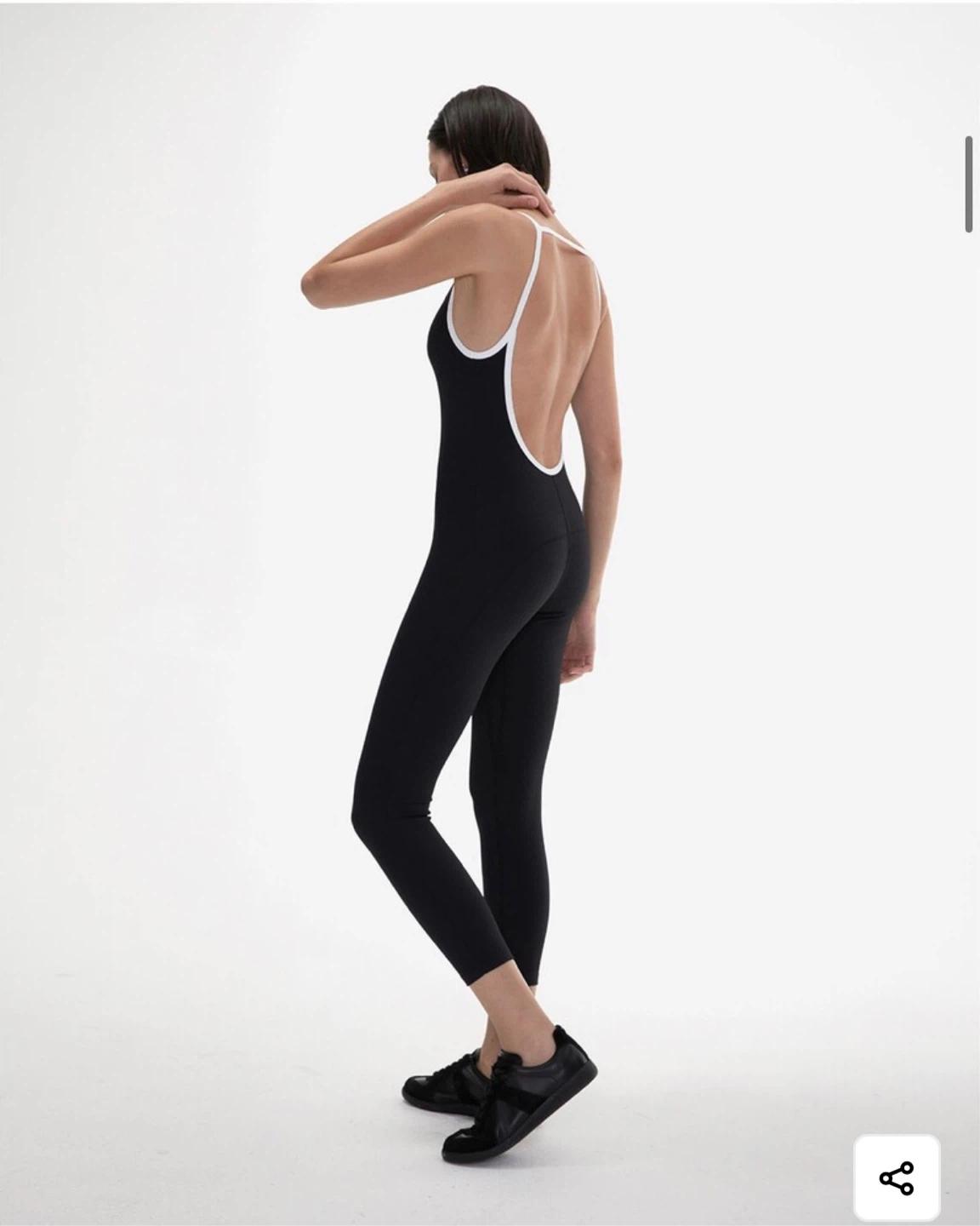 나일로라 DRAY JUMPSUIT BLACK & WHITE COMBO 4