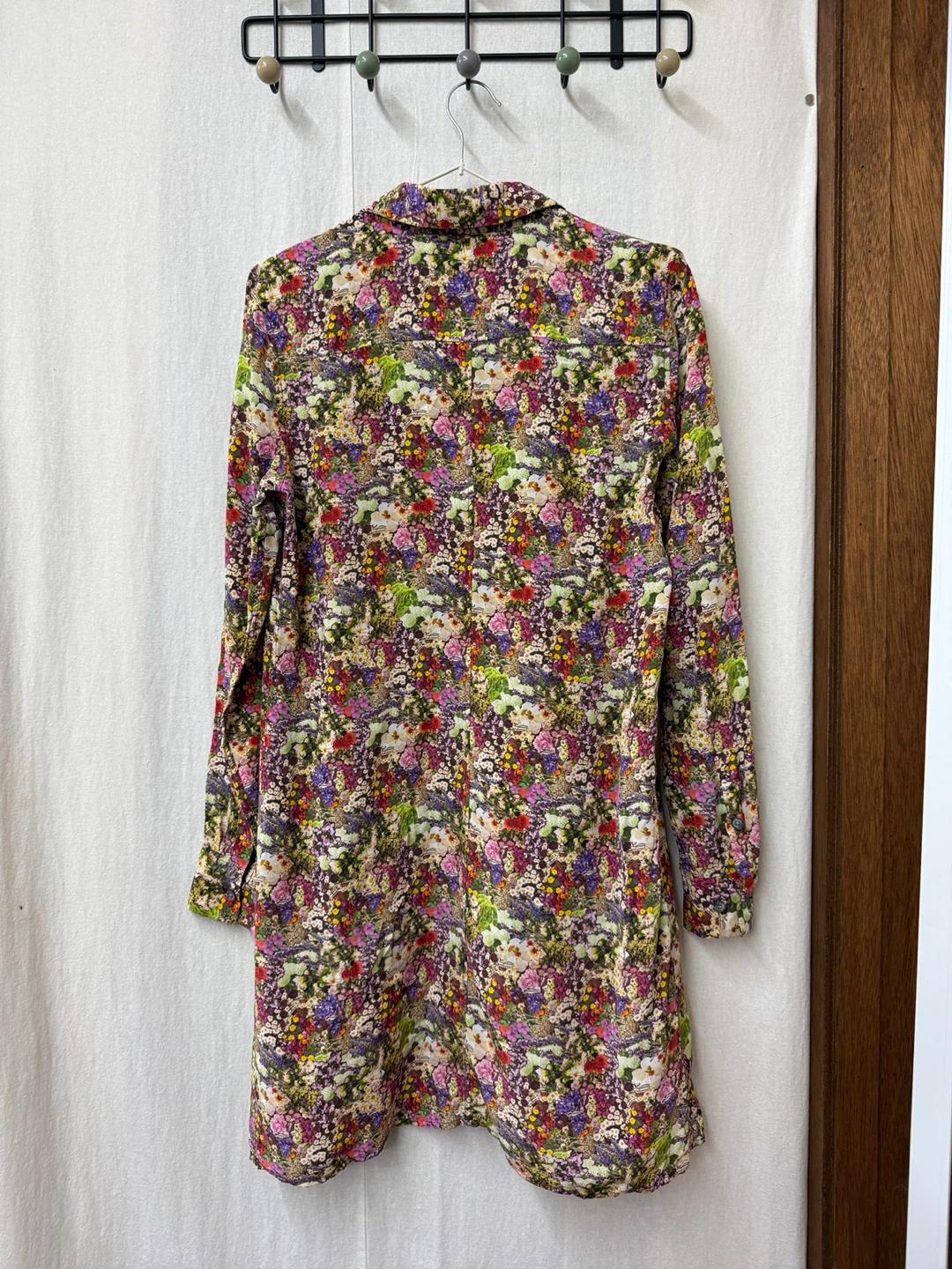 Equipment | Lucina Floral Silk Shirt Dress 5