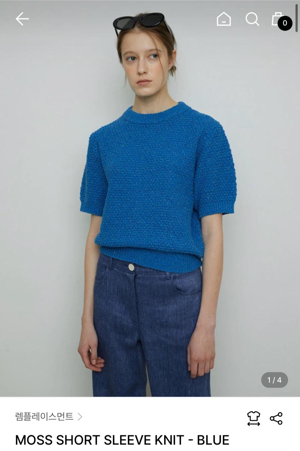 렘플레이스먼트 MOSS SHORT SLEEVE KNIT 2