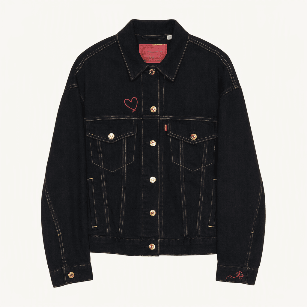 리바이스 Levi's 한정판 토끼 트러커 자켓 S [A1009]