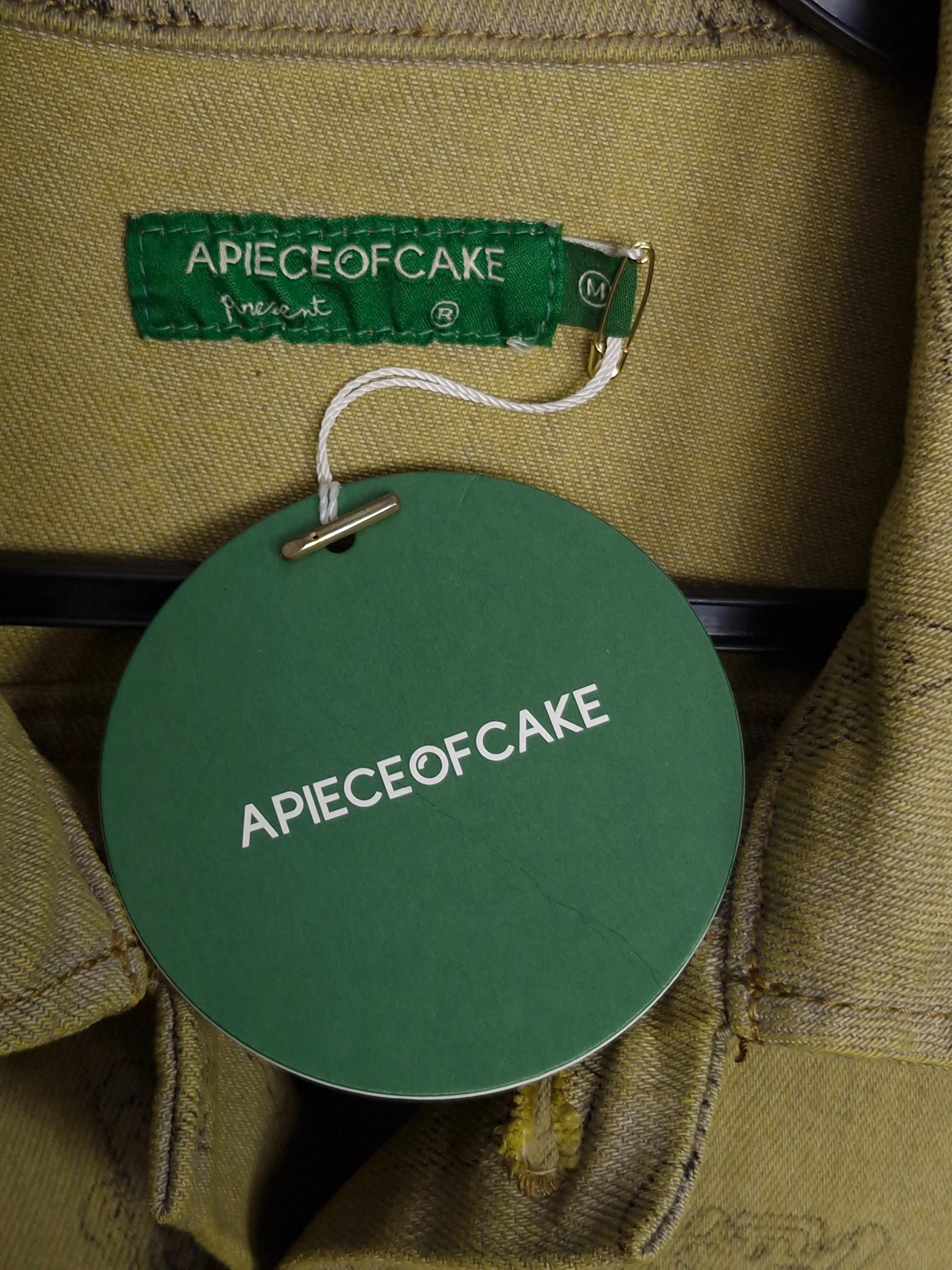 어피스오브케이크 APIECEOFCAKE 머스터드 자켓 M (새상품) [A1020] 4