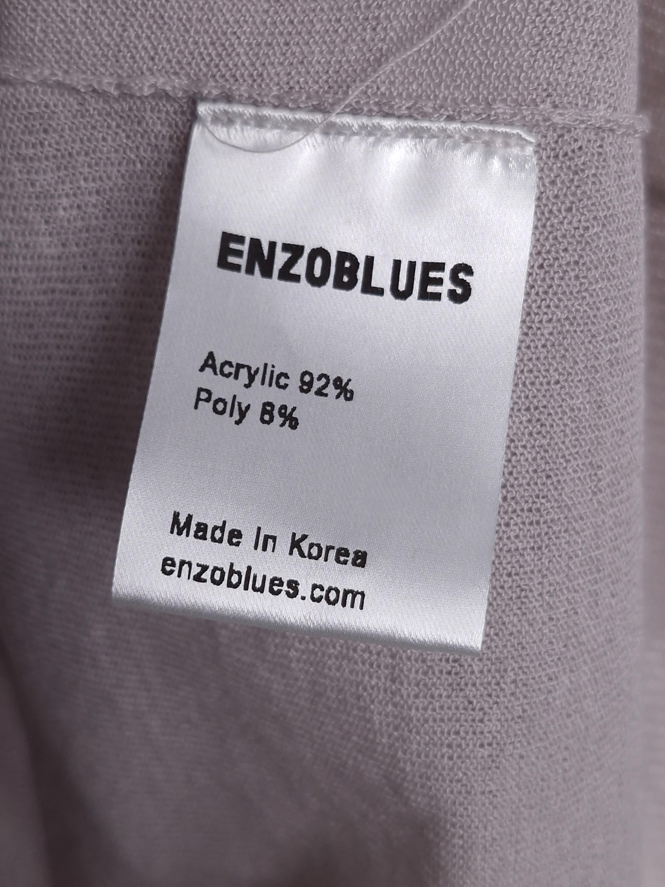 엔조블루스 ENZO BLUES 회색 후드 니트 [A1025] 5