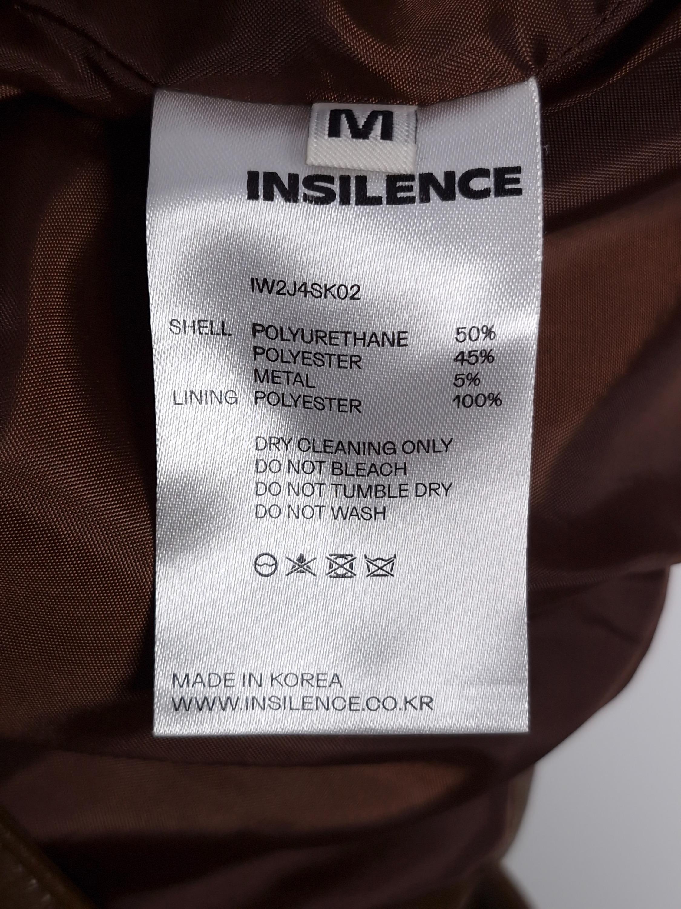 인사일런스 INSILENCE 갈색 롱 치마 M [A1029] 5