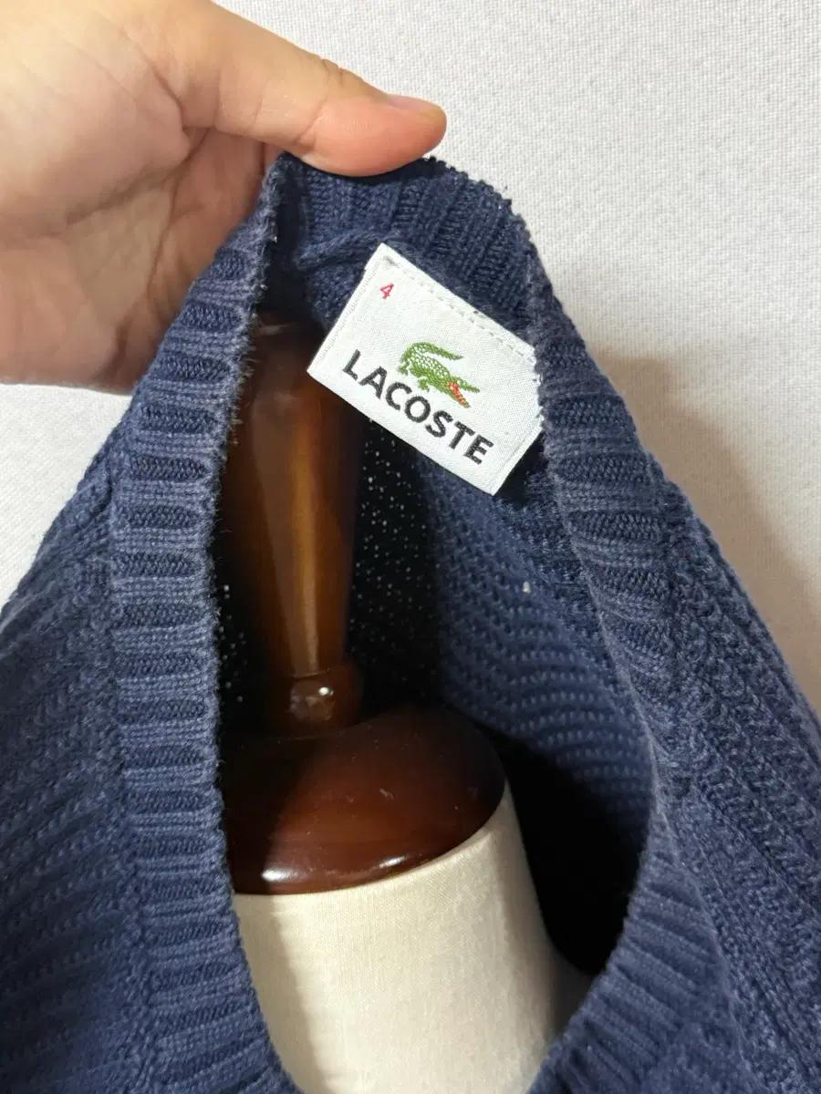 LACOSTE 라코스테 헤링본 패턴 크루넥 니트 (100~105) 7