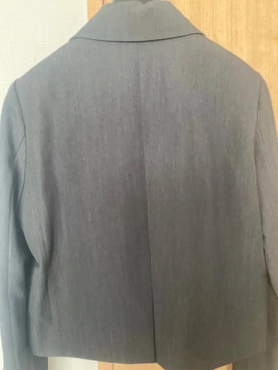 미쏘 테일러드 크롭 자켓 DARK GRAY 9