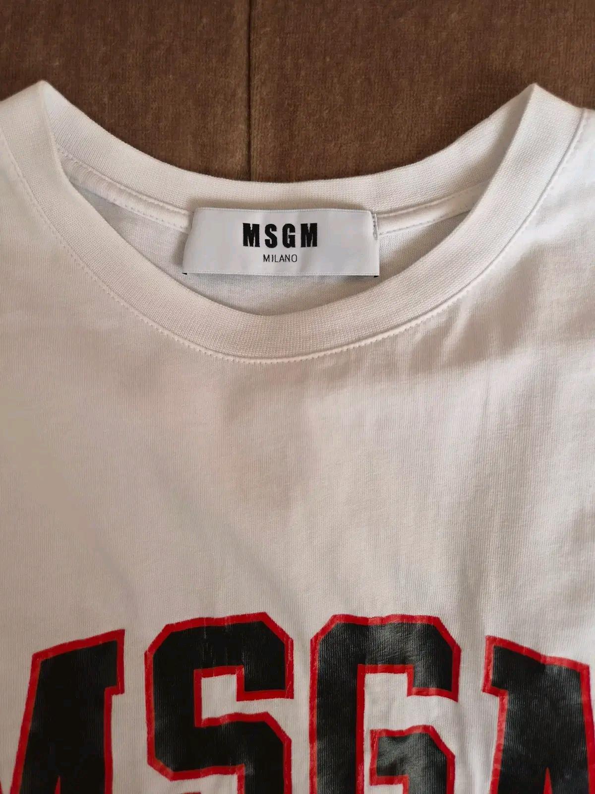 MSGM 여성 로고반팔 라운드티셔츠 001사이즈 9