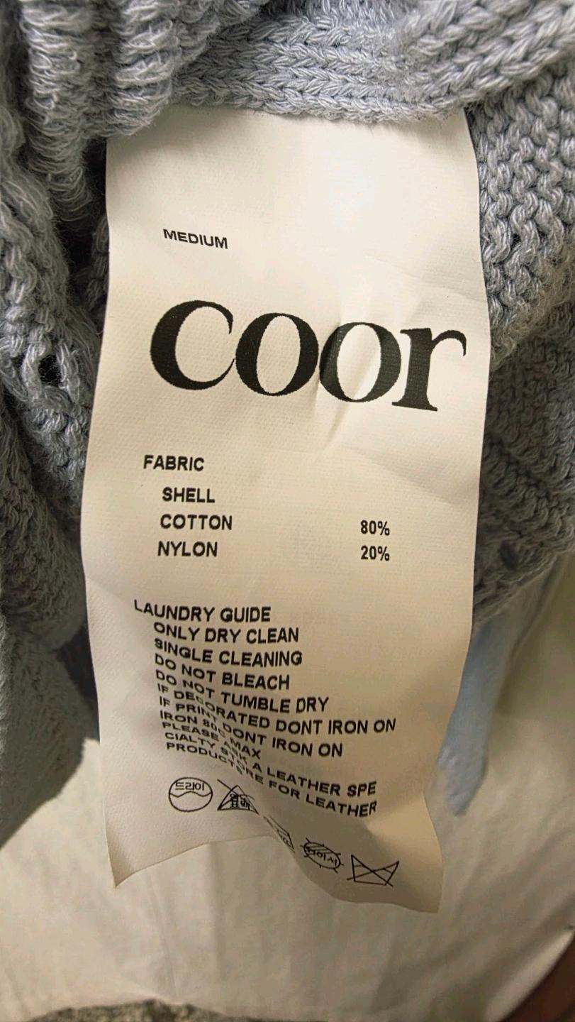 coor 블루 니트 M 2