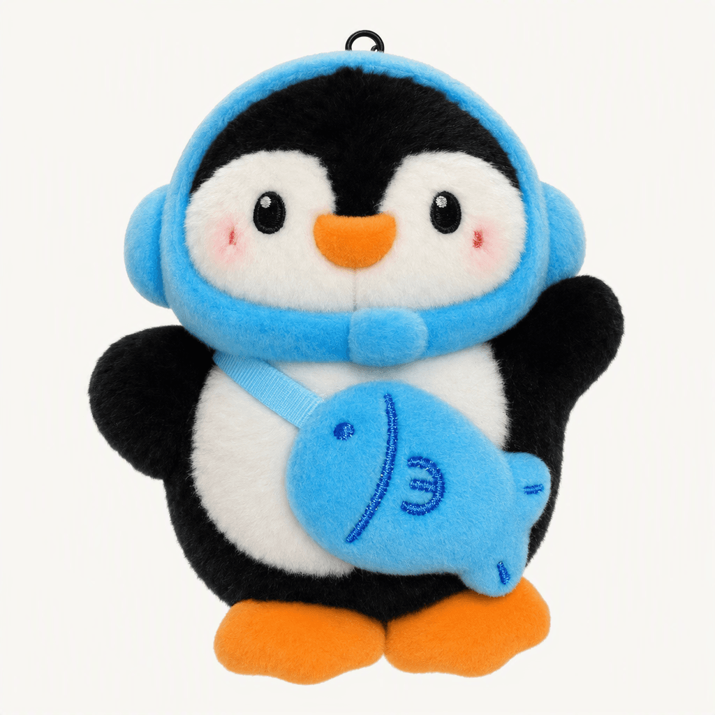 펭귄 물고기 가방 인형 키링
