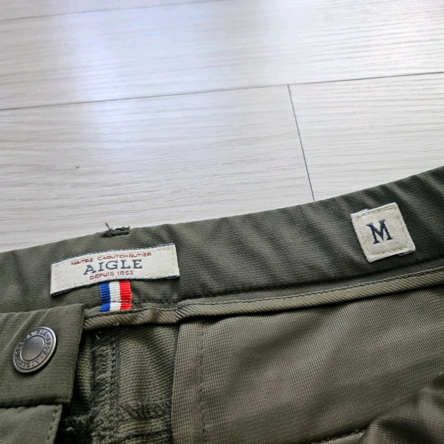 AIGLE 카키 카고 조거팬츠 4