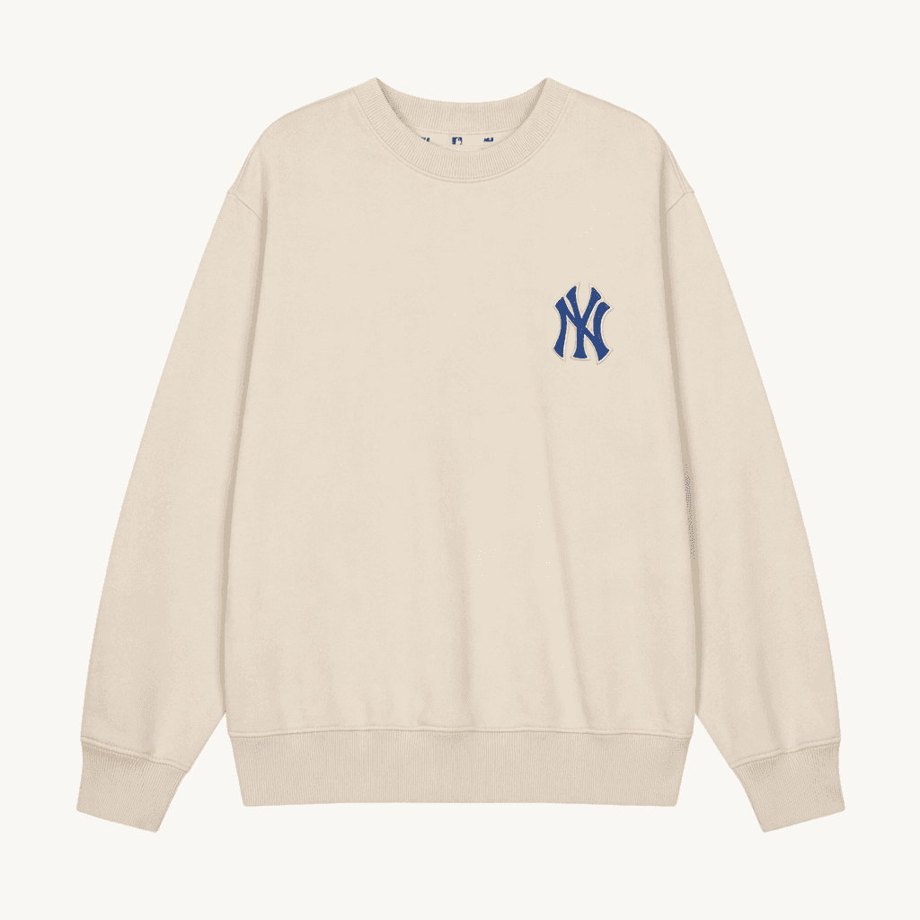 택O 새상품)​MLB 페이즐리 맨투맨 뉴욕양키스 크림 컬러
