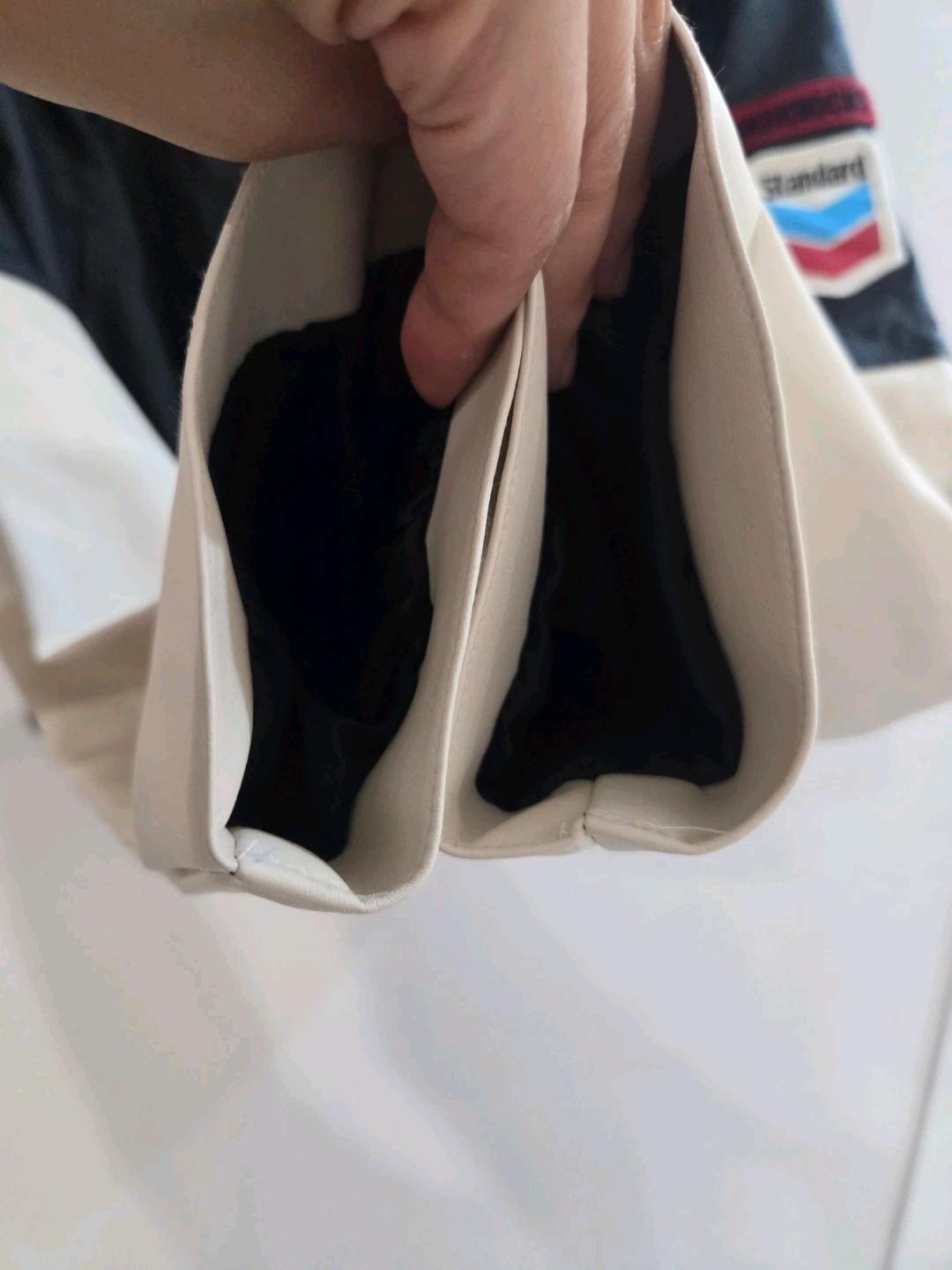 남녀공용)레이싱 와펜 페이크레더 블루종 자켓 6