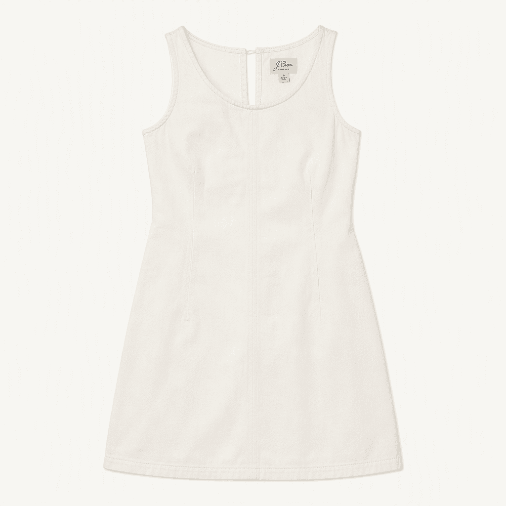 제이크루 JCREW 화이트 데님 원피스