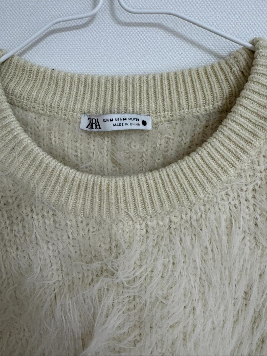 ZARA 아이보리 니트 M 3
