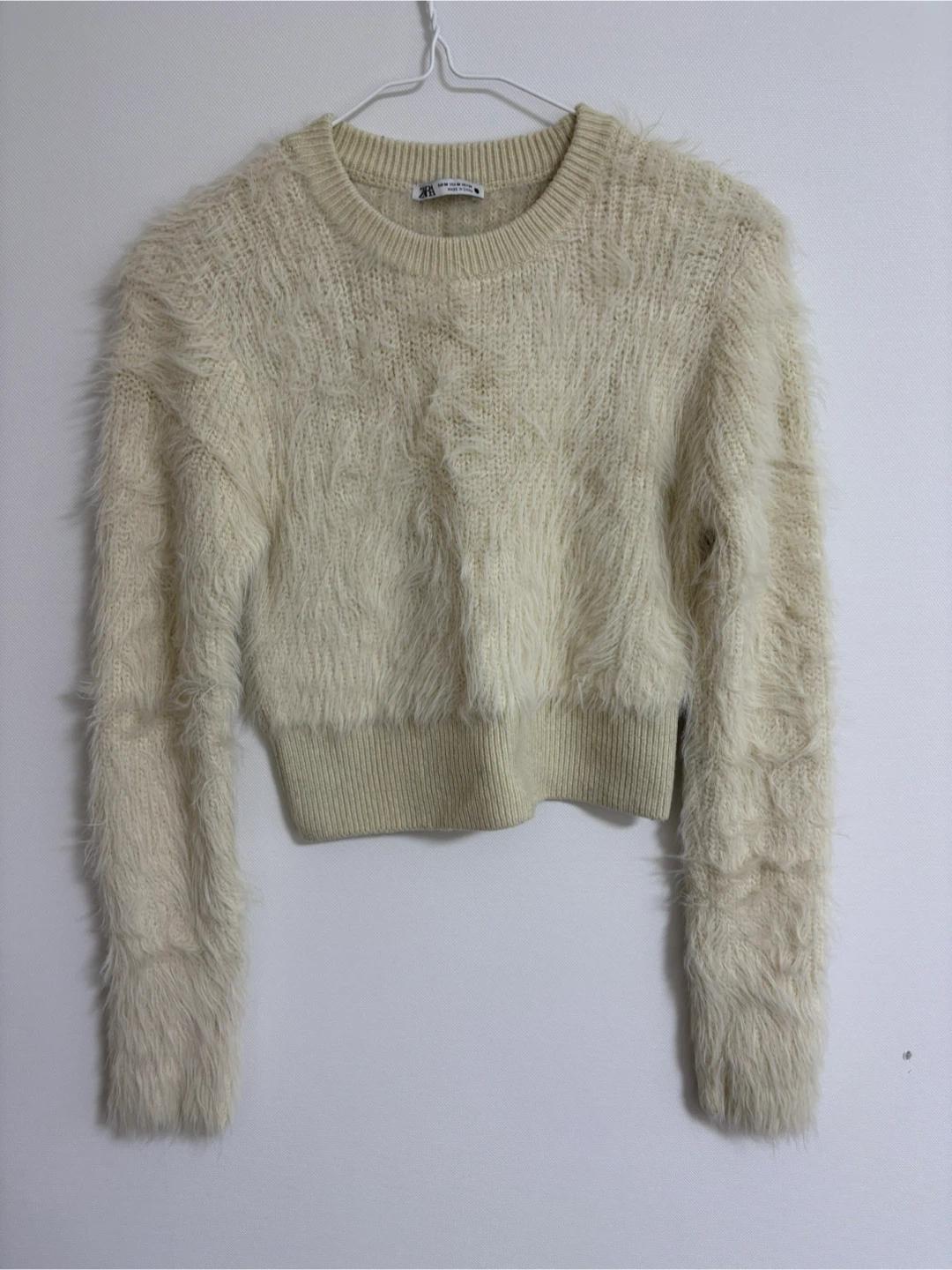 ZARA 아이보리 니트 M 2