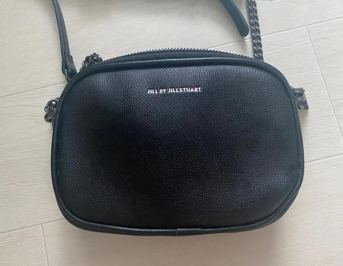 질바이질스튜어트 블랙가죽 로고 2단 체인 크로스백 5