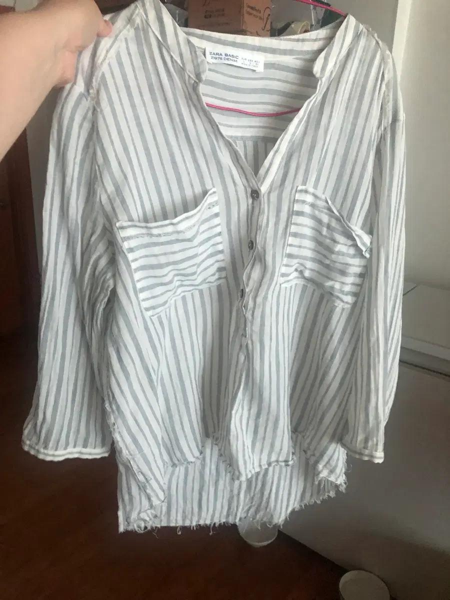 ZARA BASIC 스트라이프 셔츠 2
