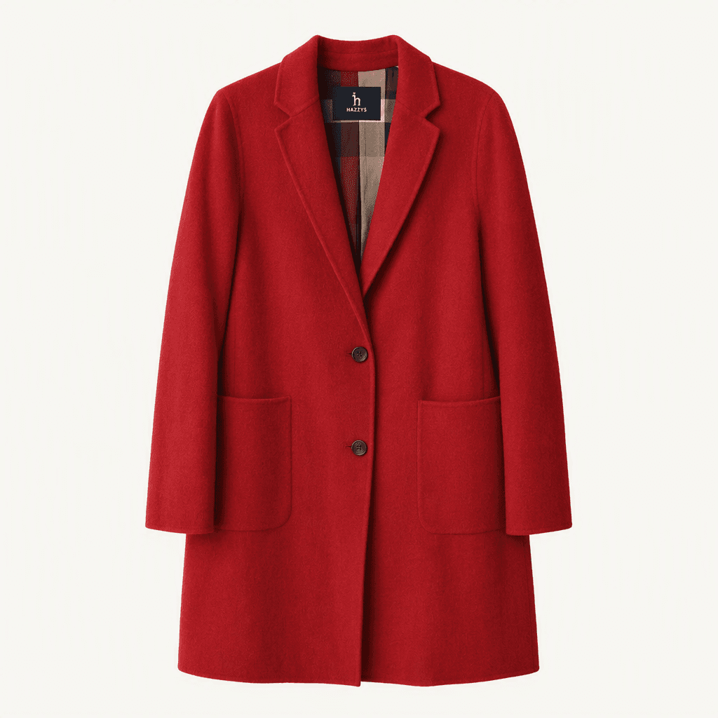 HAZZYS 레드 코트 85-160