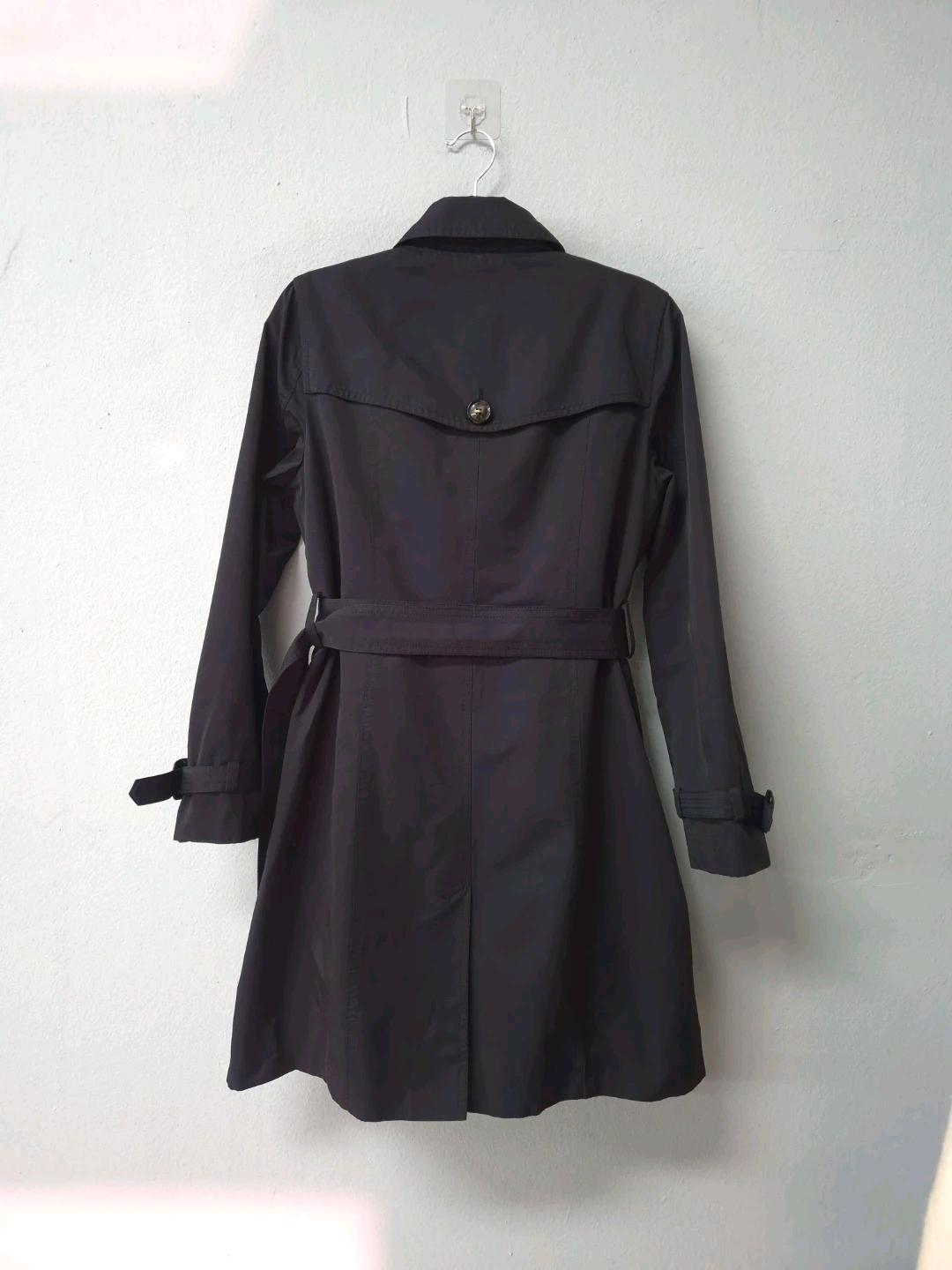 BCBG 블랙 트렌치코트 85-94-155 4