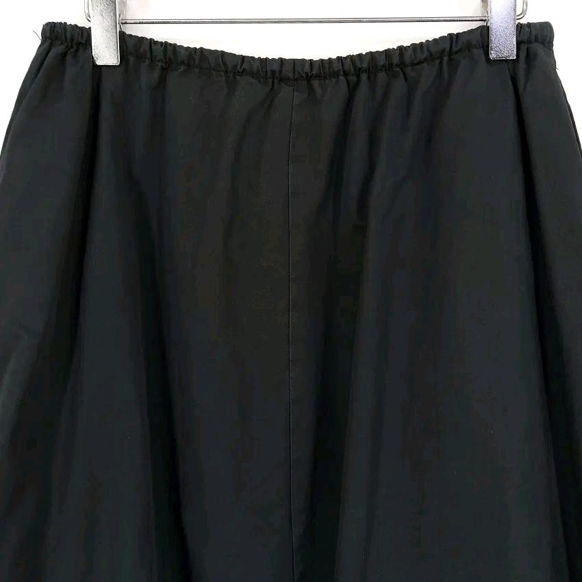 자라 여성 춘추 벌룬 바스락 밴딩스커트 블랙 (HU47050) 4