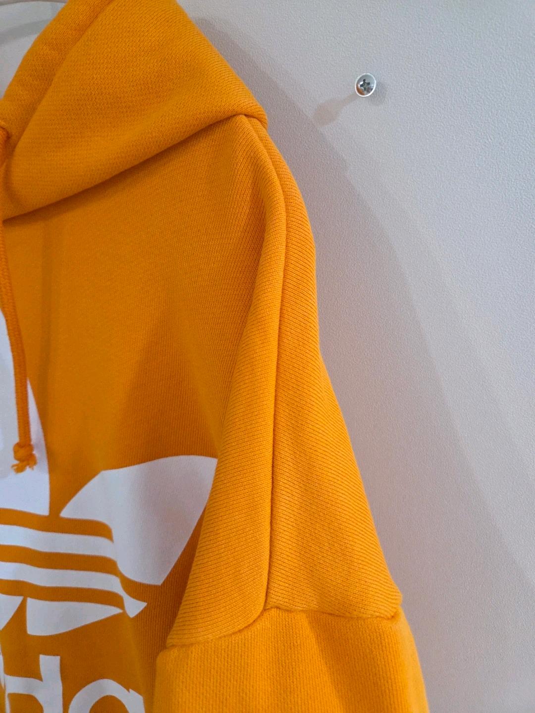 아디다스 오렌지 트레포일 후드티 2XL 7