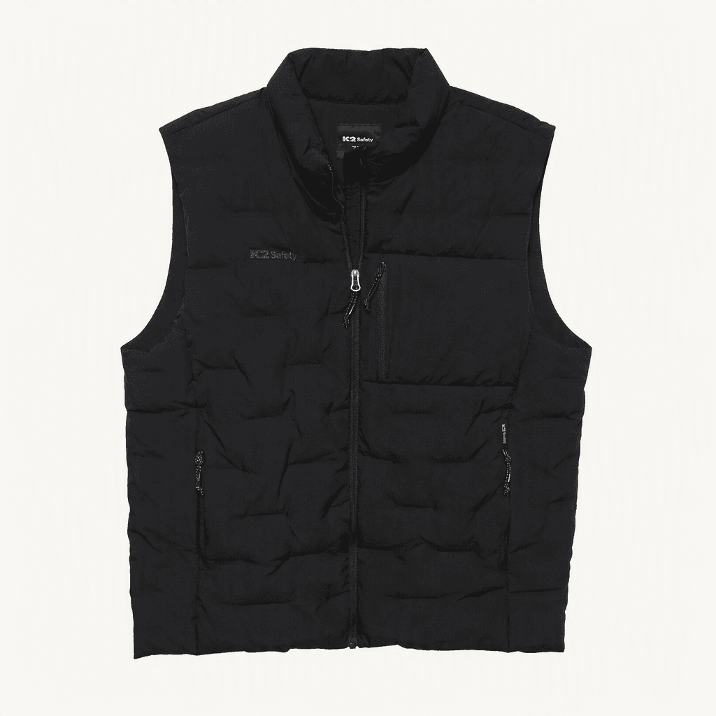 K2 Safety 방한 발열 패딩 조끼 블랙 XL
