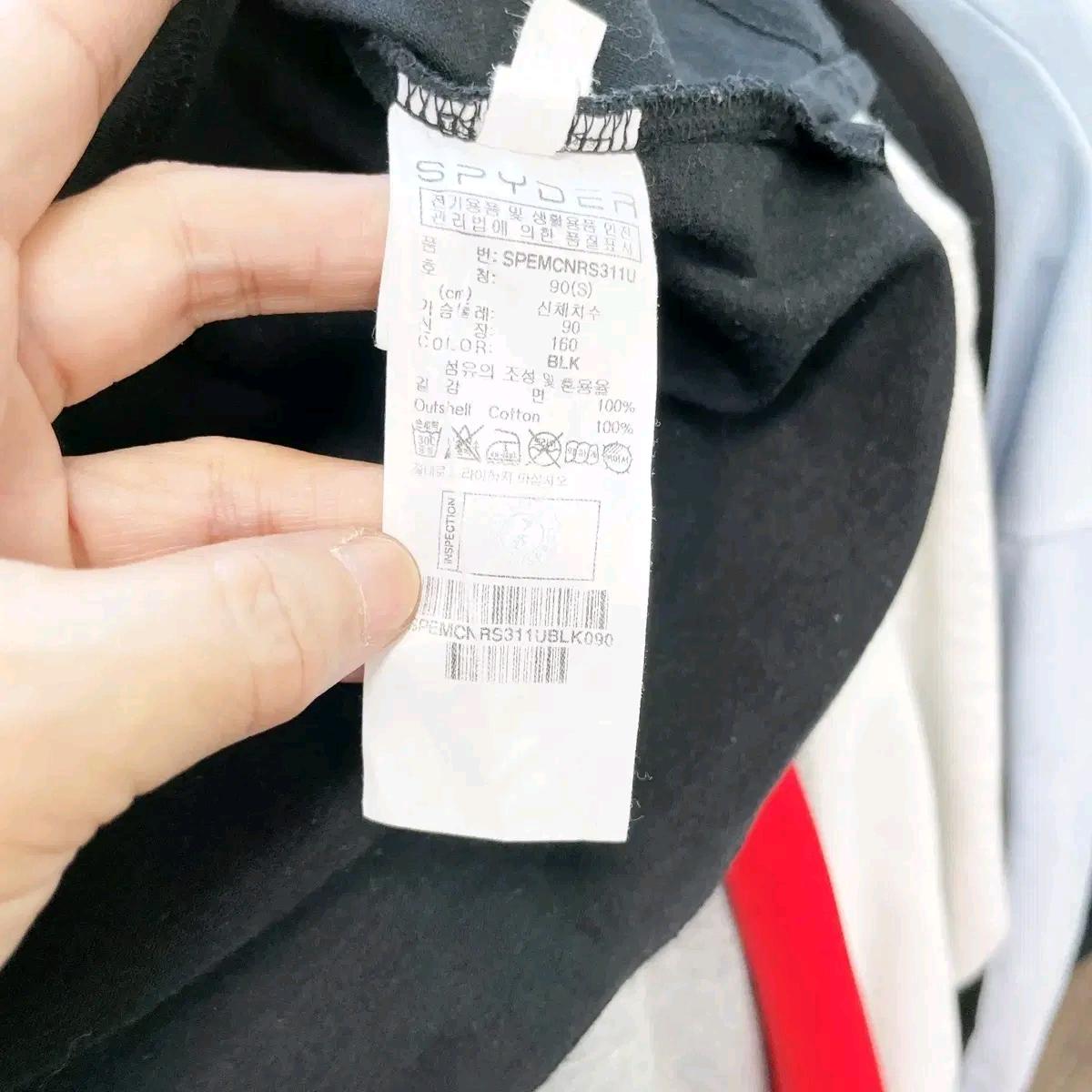 스파이더 남성면반팔 S 6