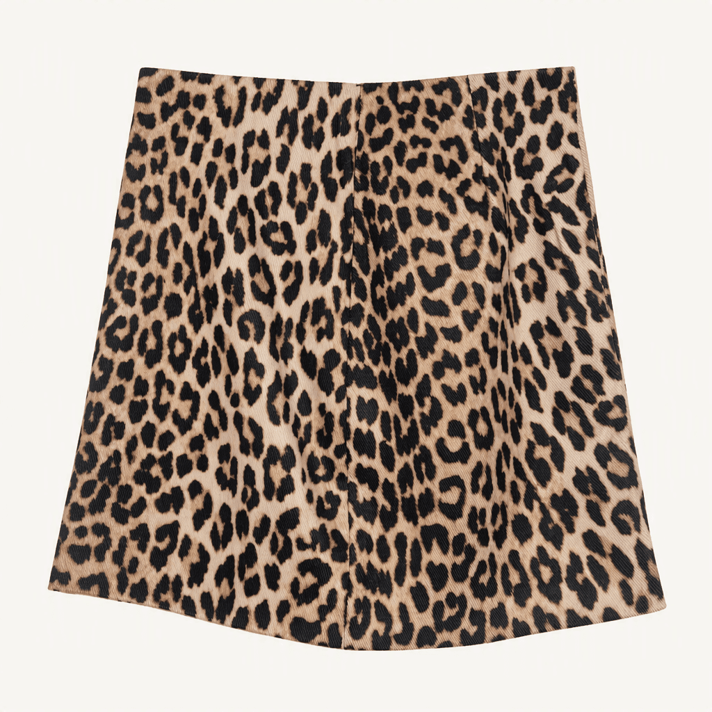 H&M 레오파드 미니 스커트