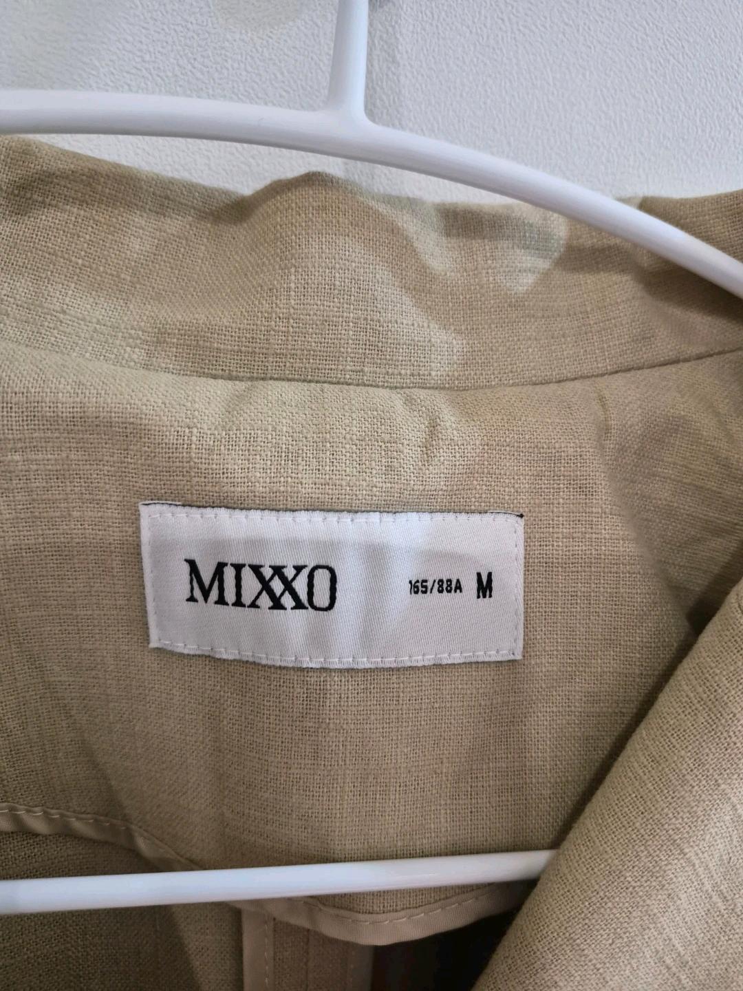 미쏘(MIXXO) 내추럴 베이지 재킷 (M / 레이온·면 혼방) 10
