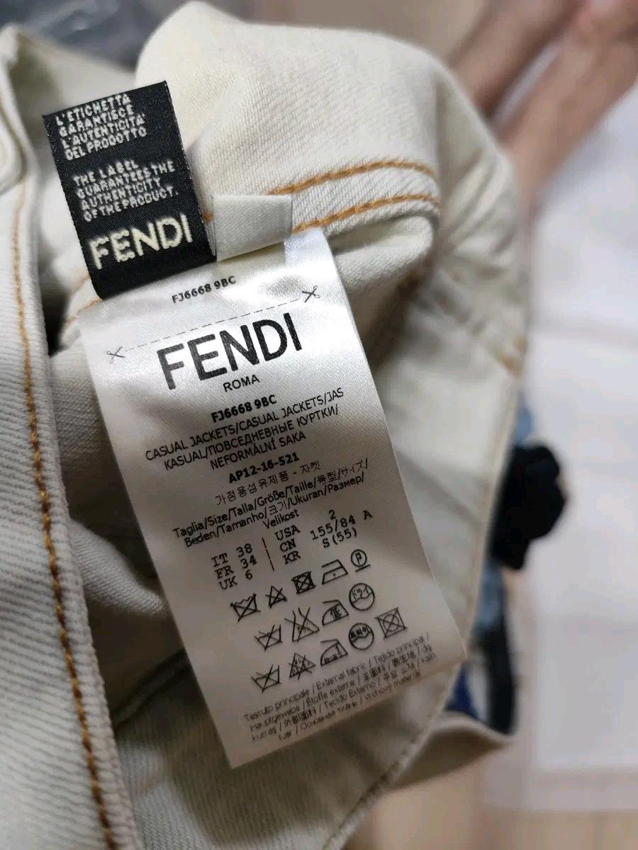 펜디(FENDI) 16SS 블라썸 플로럴 데님 베스트 55 8