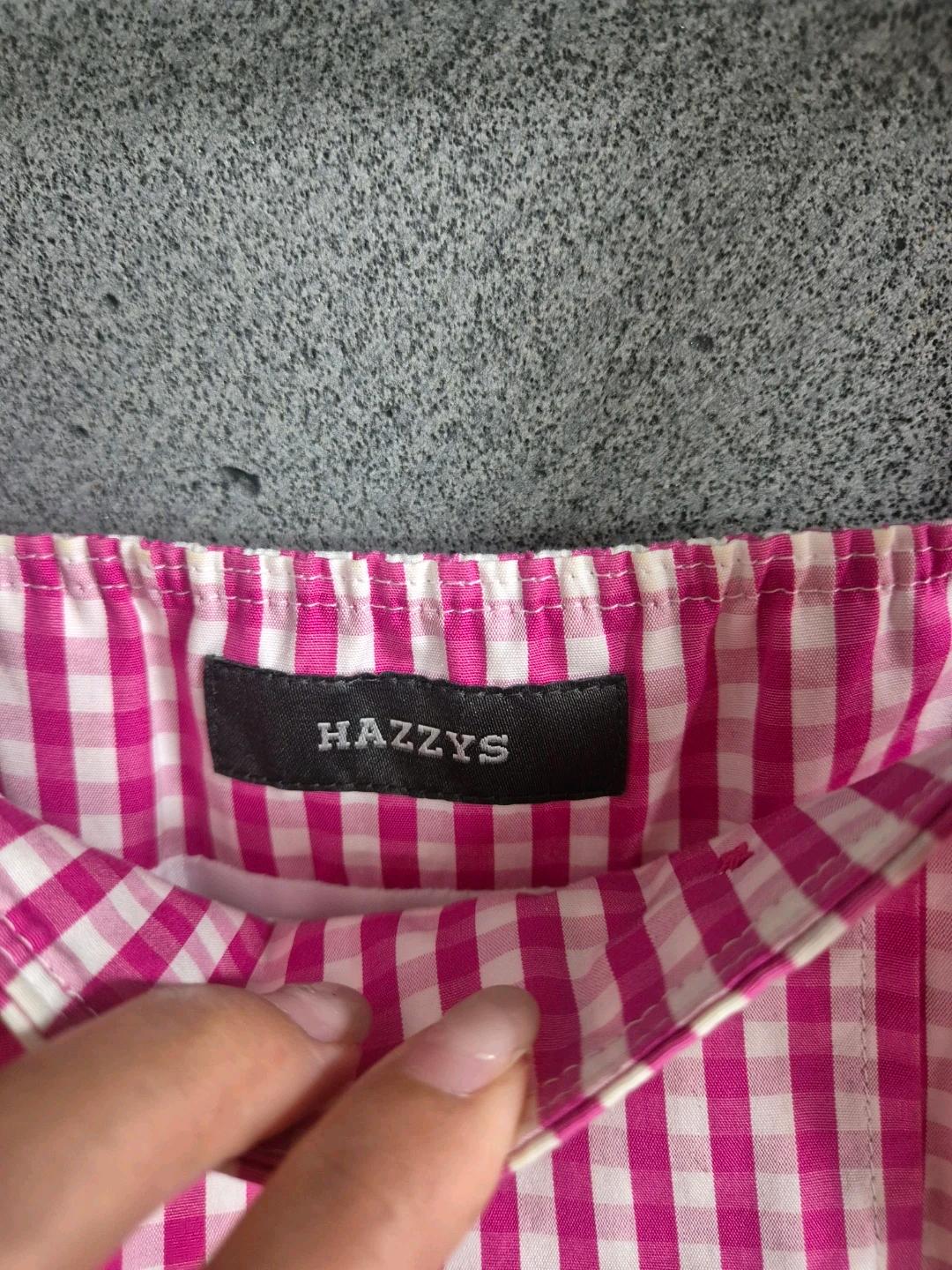 HAZZYS 핑크 체크 원피스 160 9