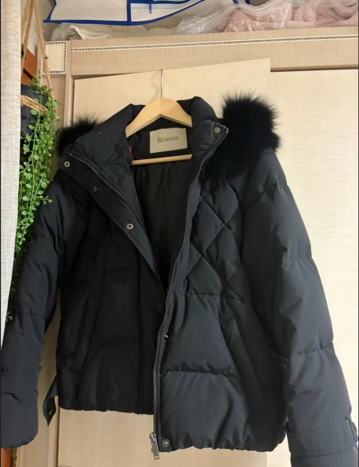 로앙 블랙 구스퍼 구스다운 경량 숏패딩 2