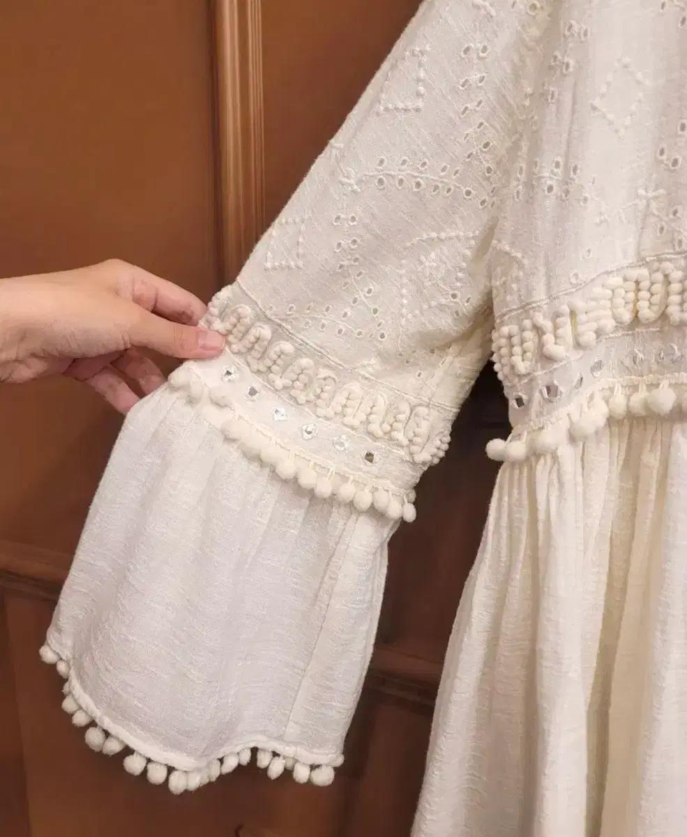 새제품 ZARA boho 폼폼 트림 자켓 M 7
