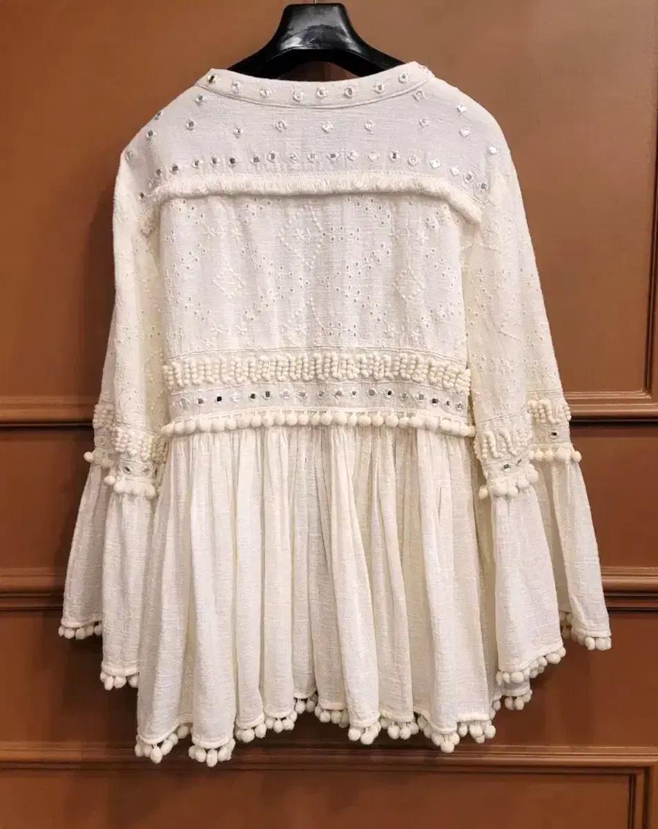 새제품 ZARA boho 폼폼 트림 자켓 M 9