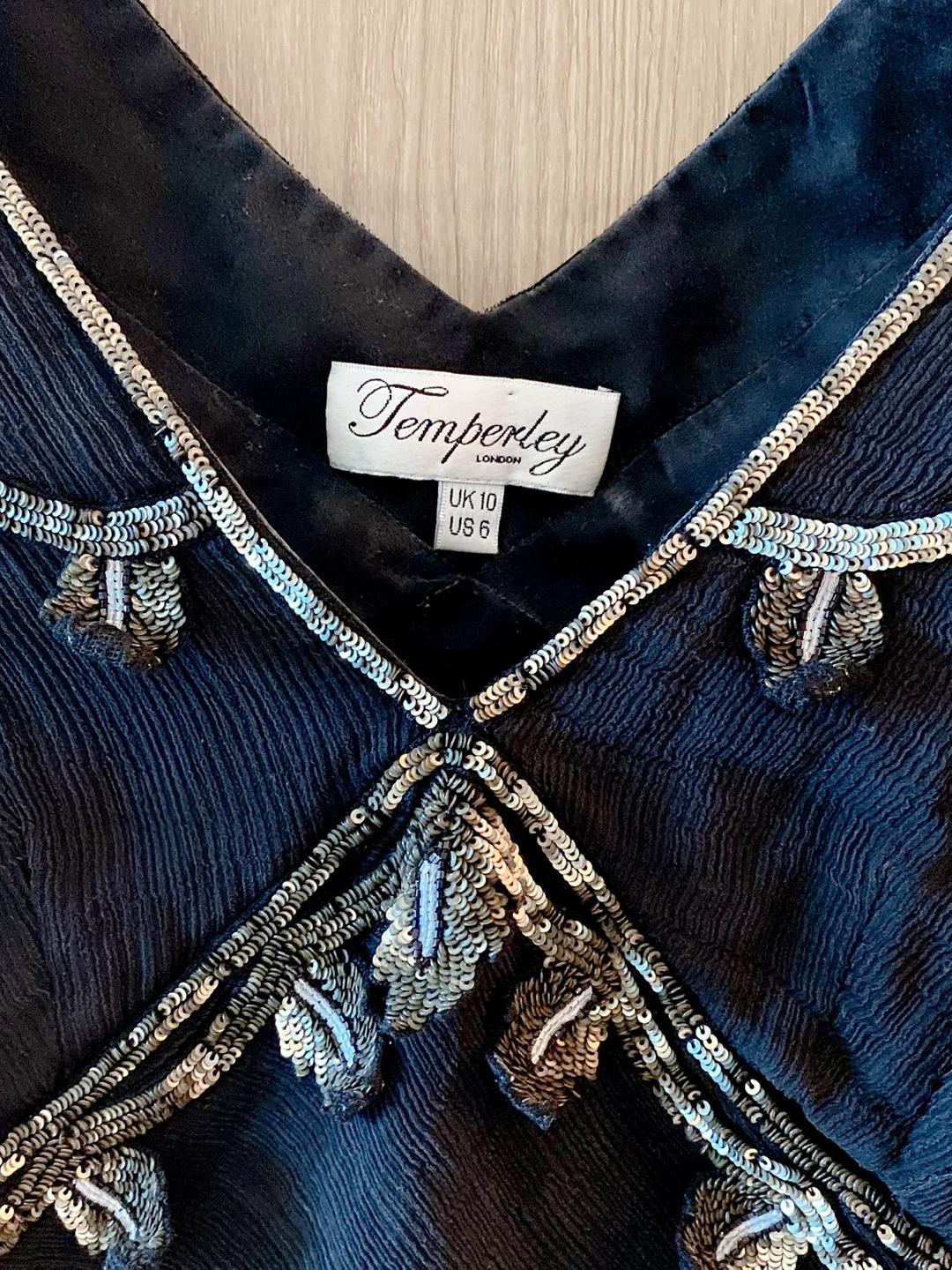 temperley londen 템퍼리 런던 매우 고져스한 시퀸 실크 탑 3