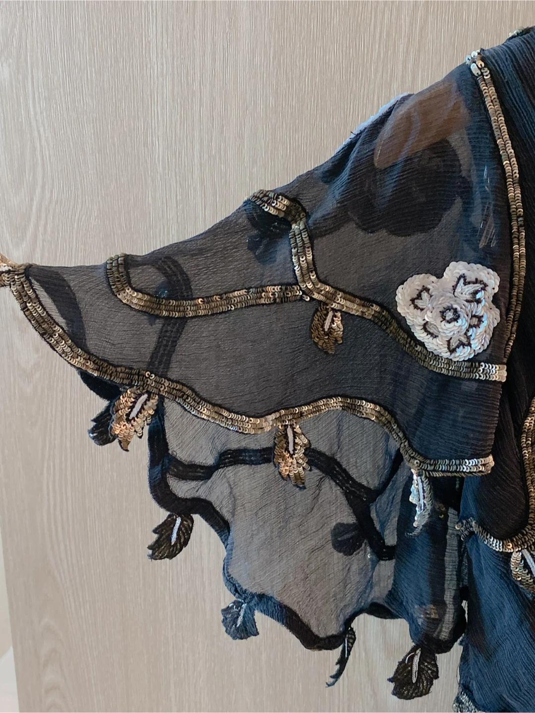 temperley londen 템퍼리 런던 매우 고져스한 시퀸 실크 탑 4