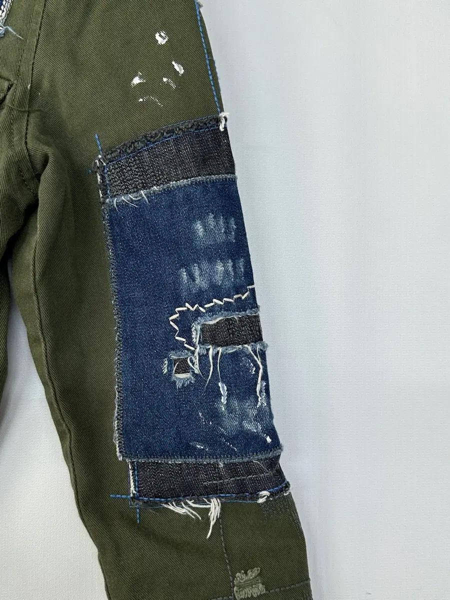 에고이스트 브랜드 Y2K 빈티지 패치 카키 그런지 히피 아메카지 야상점퍼 4